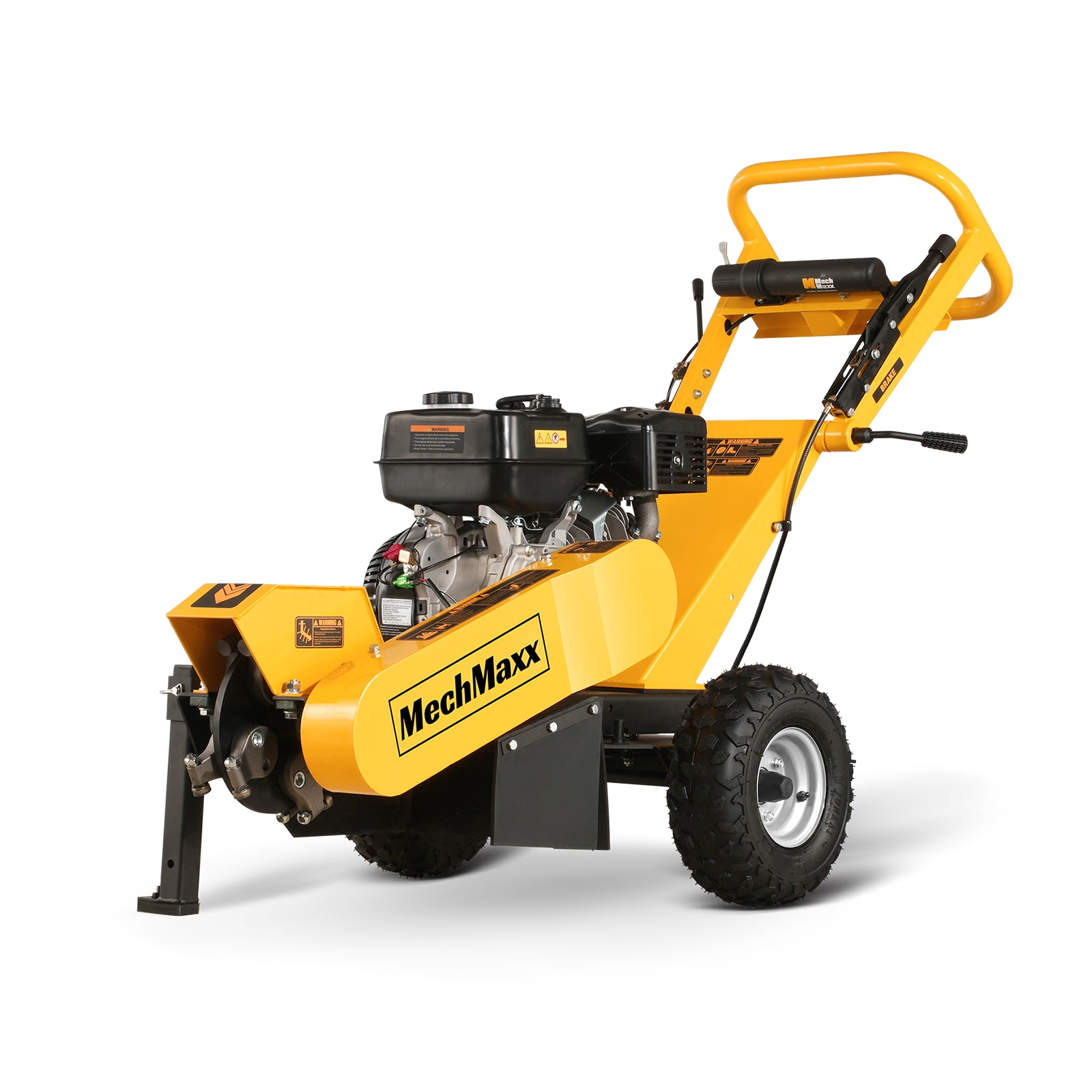 SGR1500 15HP walk-behind stump root grinder, full view